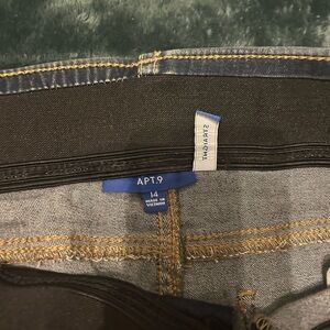 Apt 9 jeans straight fit sz 14